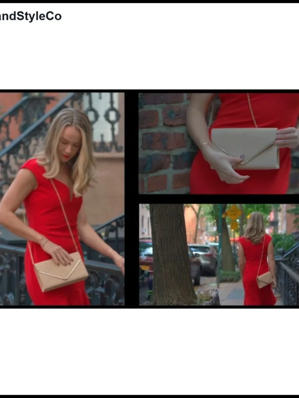 Faux Suede Velvet Evening Clutch with Gold Chain Strap